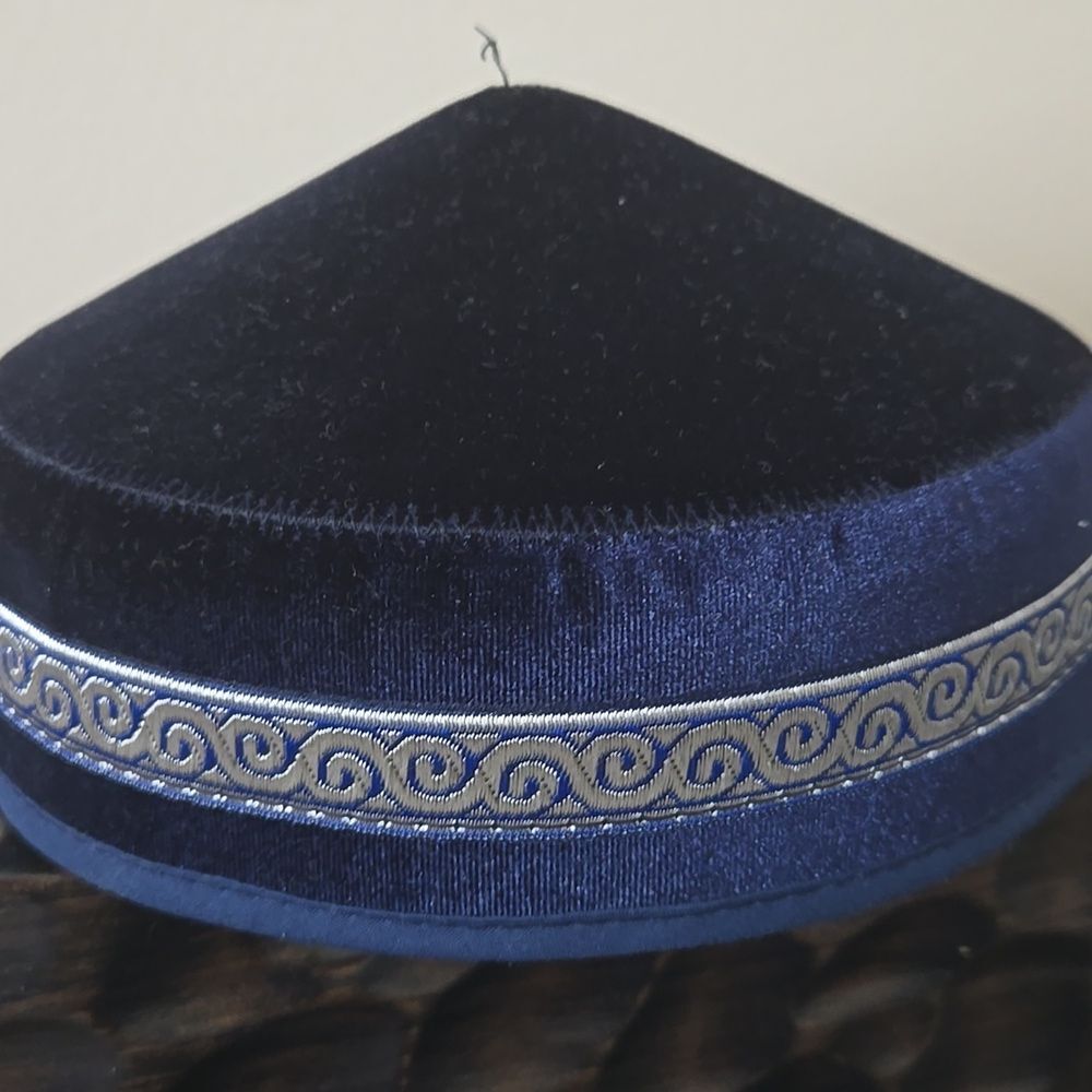 Kazakch National Kufi Hat ,Handmade,Velvet
